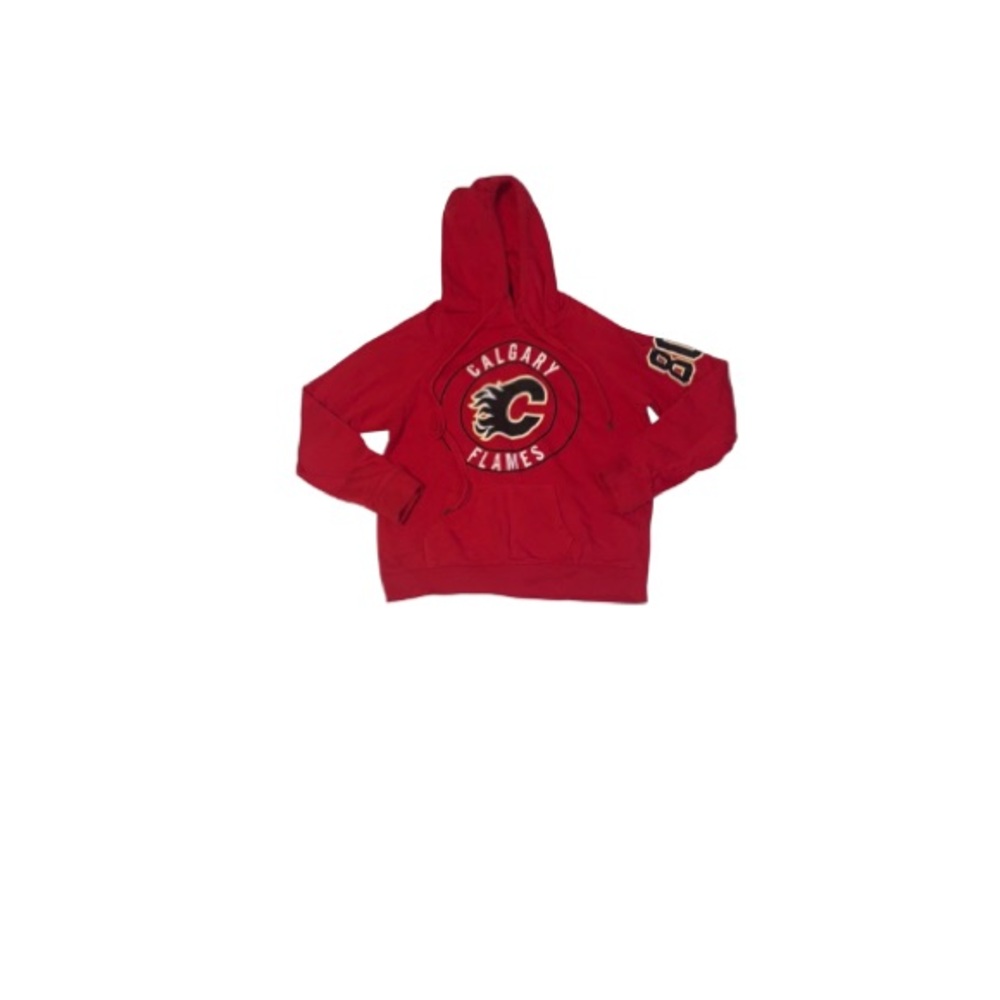 Forever 21 x NHL Calgary Flames Bright Red Hoodie - Women’s Size Small